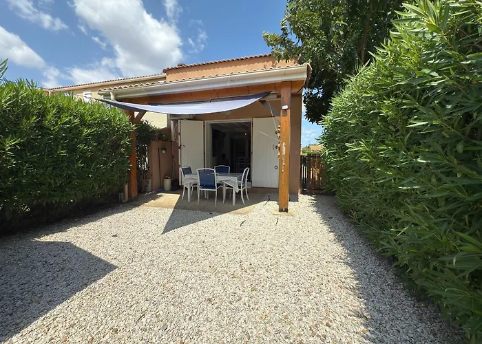 Nyaraló Havre De Paix A Vendres-plage, Maison Avec Jardin Et Piscine Vendres