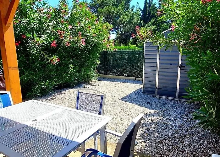 度假居 Havre De Paix A Vendres-plage, Maison Avec Jardin Et Piscine